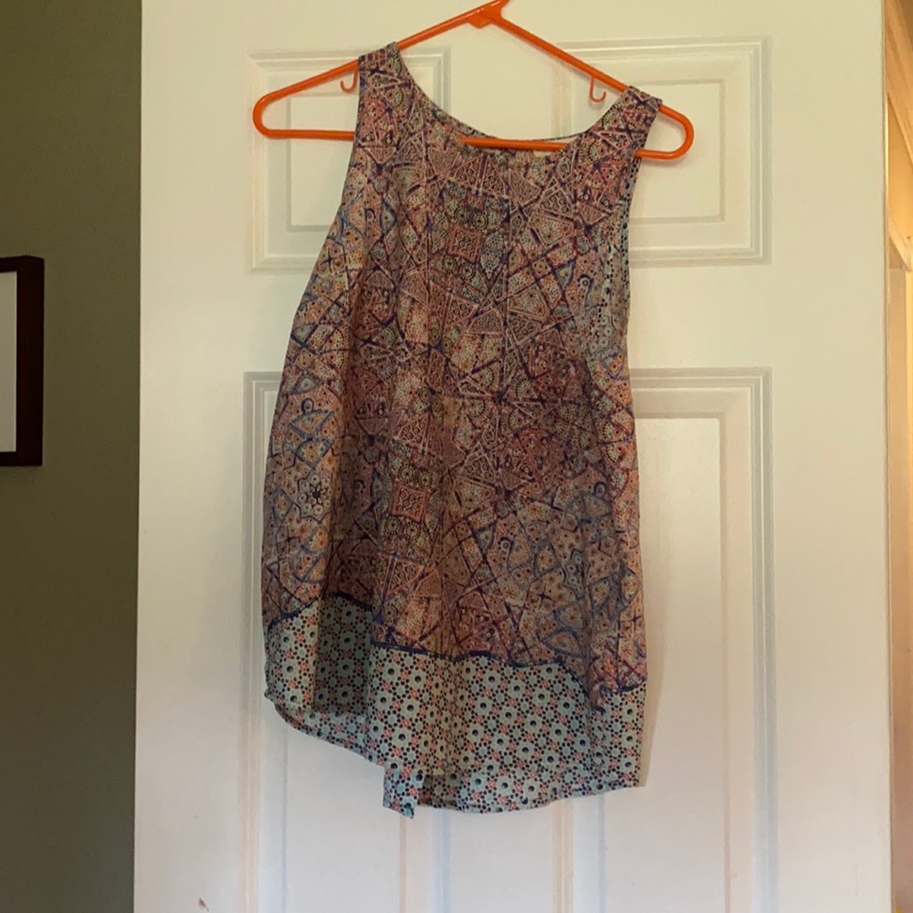 Anthropologie Medium beautiful boho silk like top